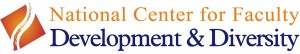 Logo: National Center for Faculty Development and Diversity