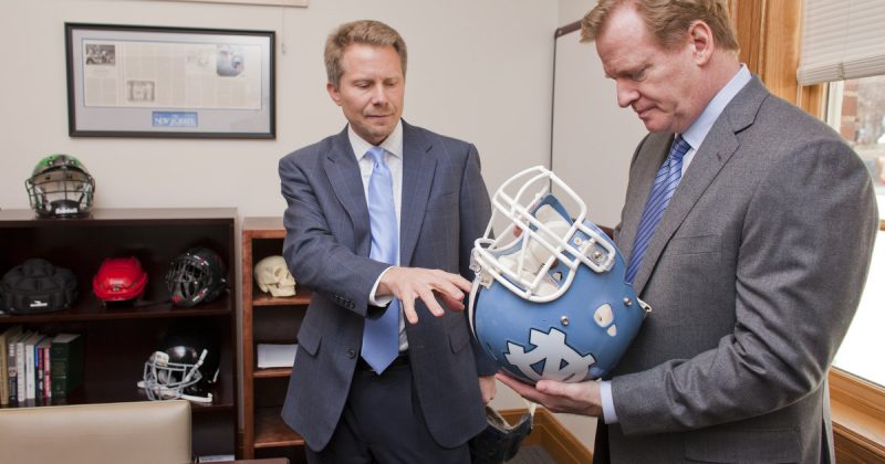 Kevin Guskiewicz and Roger Goodell