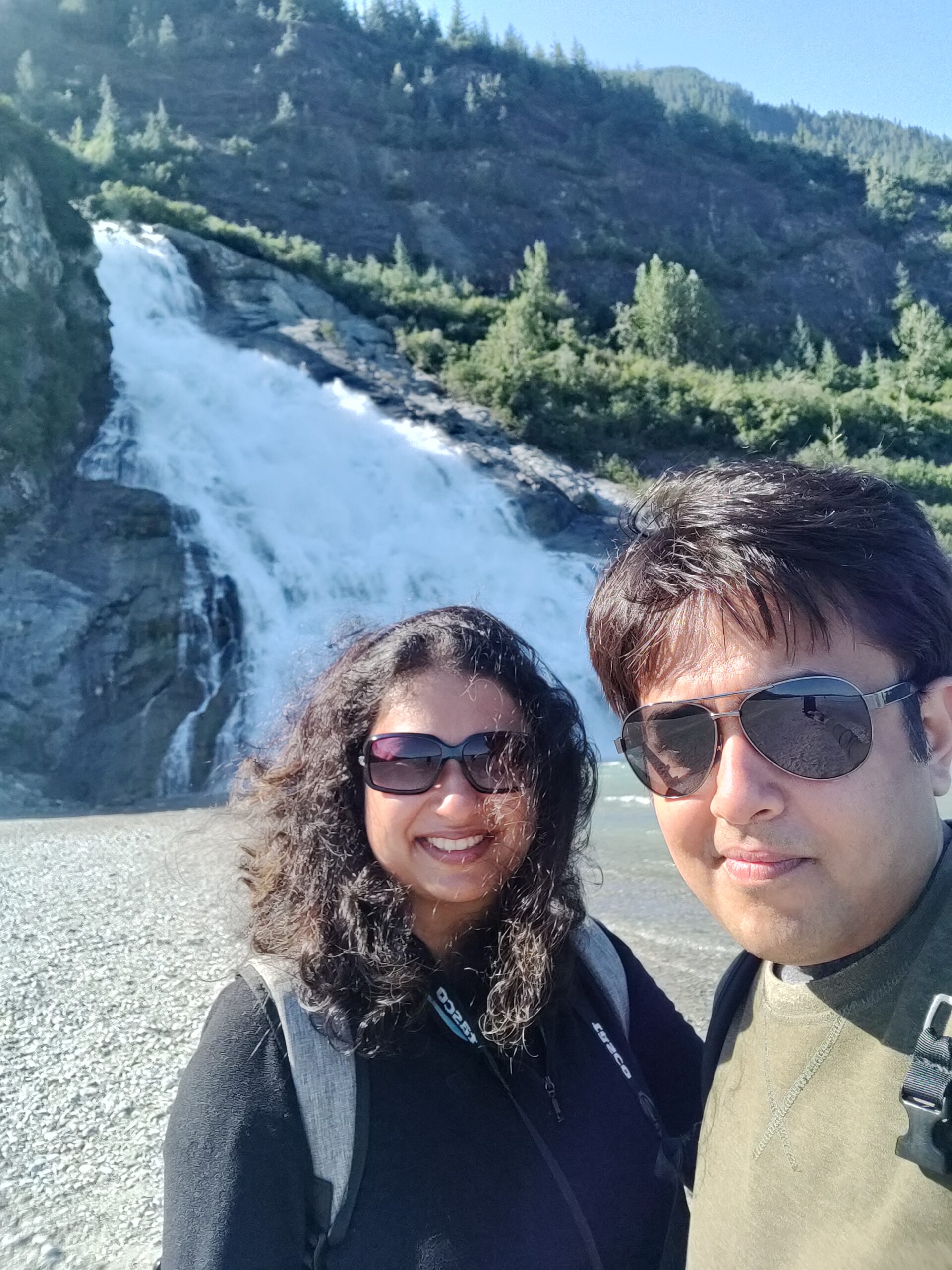 Sayan Banerjee and his wife