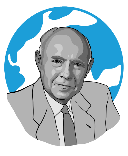 Illustrative portrait of Edward McGavran