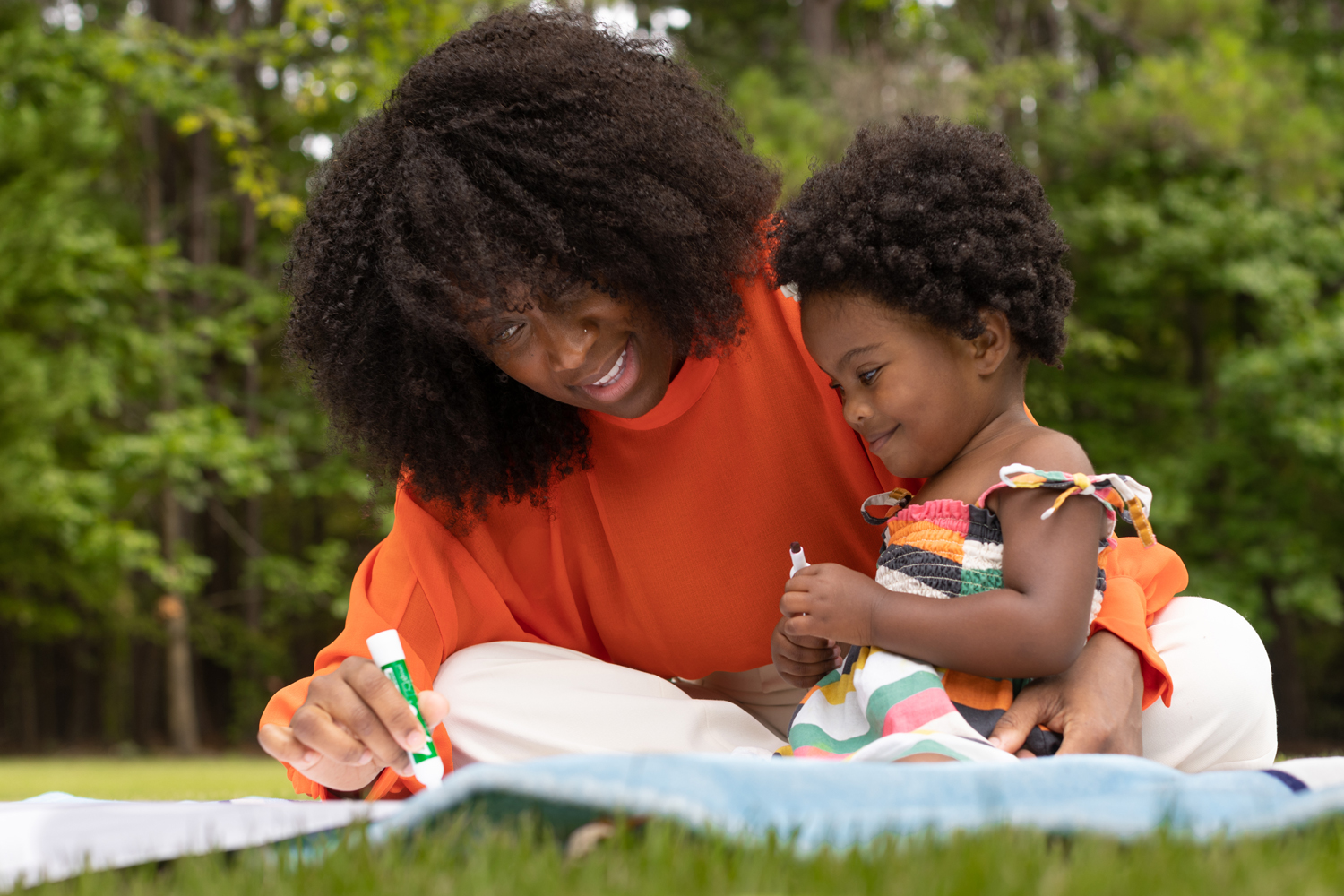 Ganga Bey and her daughter Aja