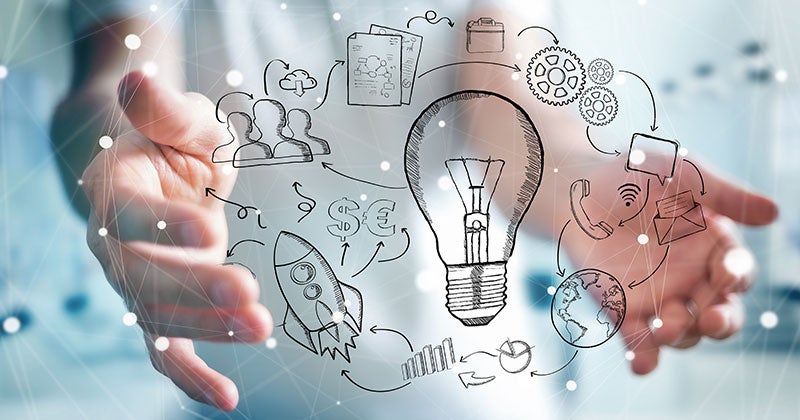 Images depicting creativity and ideas