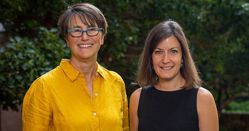 Barbara Fredrickson and Allison Lazard