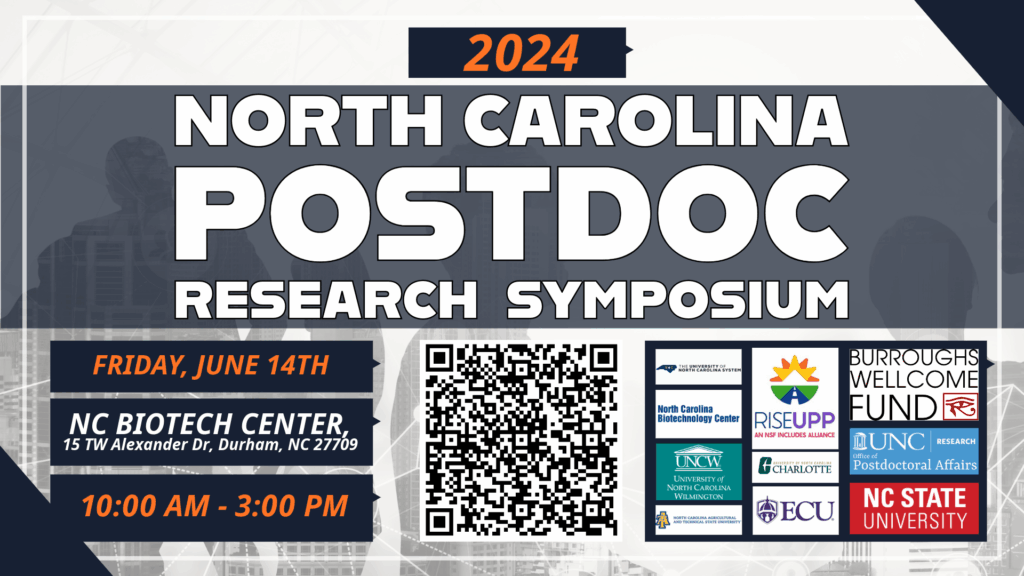 Flyer summarizing event informatoin below. Link and QR code go to page for most recent symposium.