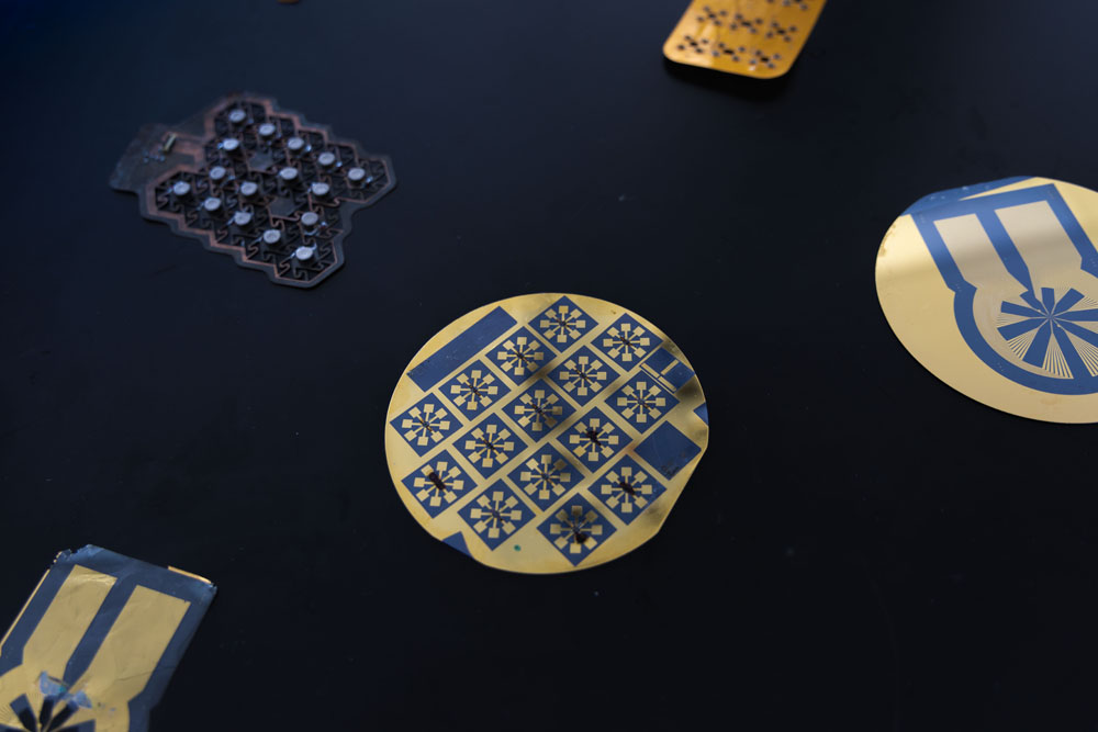 an array of medical devices created by Wubin Bai
