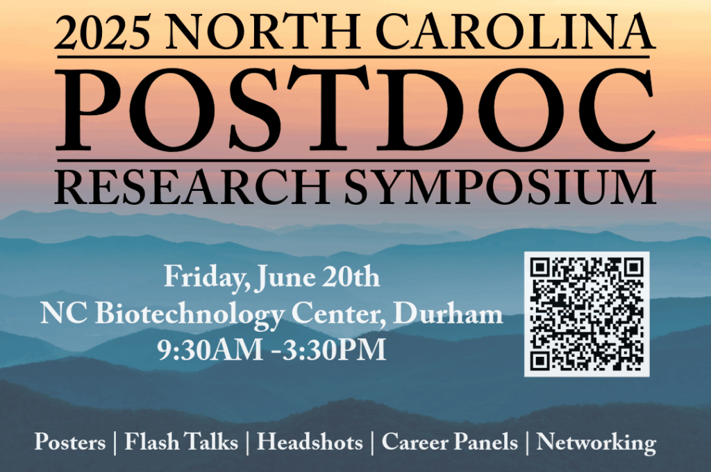 Flyer summarizing the information below. Link and QR code go to event registration page.