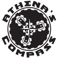 Athena's Compass logo.