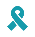 Icon depicting an awareness ribbon.