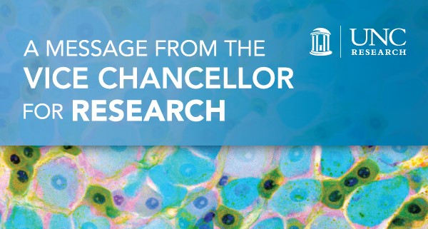 A Message from the Vice Chancellor for Research