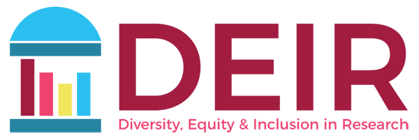 Logo: D.E.I.R.: Diversity, Equity, and Inclusion in Research